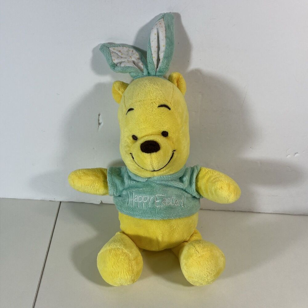 Disney Baby "Happy Easter" Winnie the Pooh Plush Bunny Ears 13" 2023